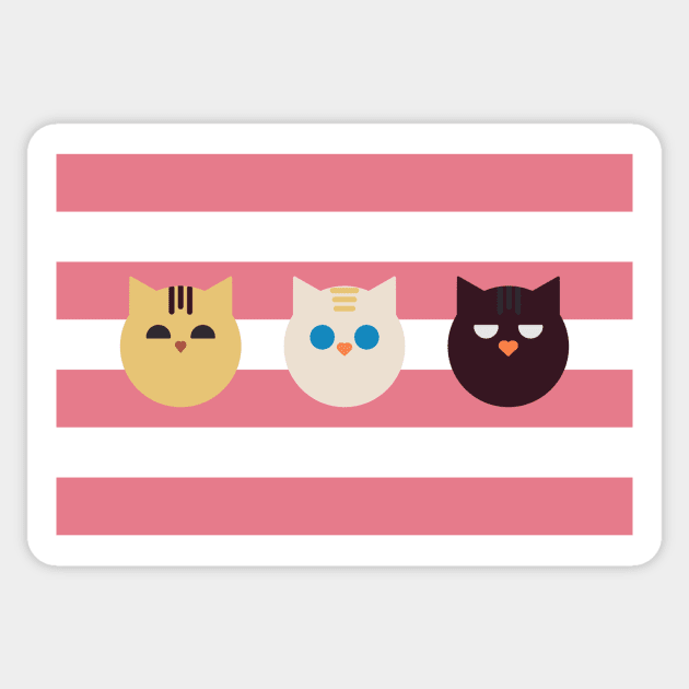 cat's national Sticker by Ia-Po